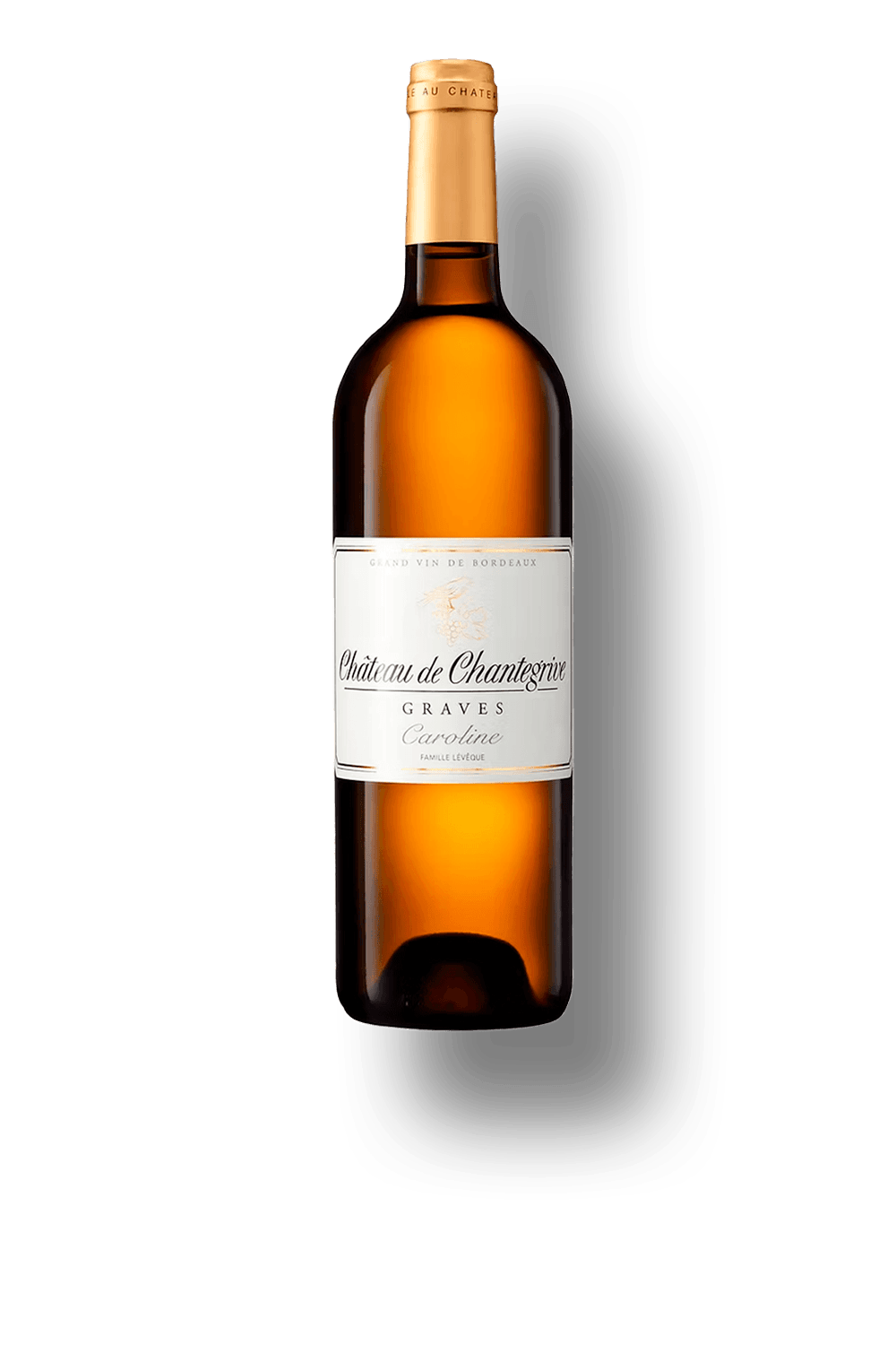Vinho Château Caroline Branco Seco França Château de Chantegrive Cuvée Sauvignon Blanc, Sauvignon Gris, Sémillon 2020 750ml